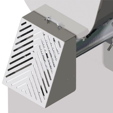 Hachoir professionnel en inox, Ø 4.5 mm, 800/1000 kg/h, sur roues - Diamond - TTGD-42/DC-N