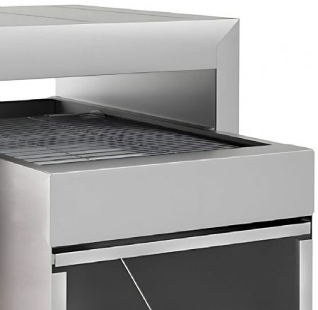 Toaster convoyeur professionnel chargement frontale - 300 toats/heure - 570x620x400 mm