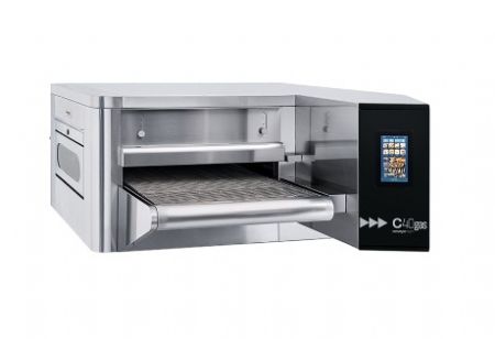 Four  pizza gaz convoyeur professionnel 1 chambre 26 pizzas de 32 cm
