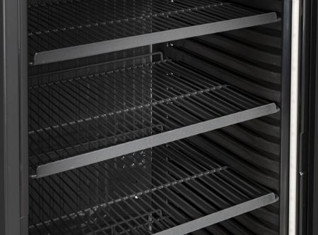 Cave à vin professionnelle noire 1 porte vitrée 350 L 6 clayettes +7/+18°C - Coolhead - TW 390B