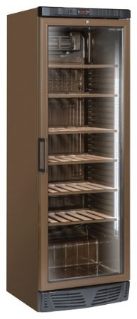 Cave à vin 1 porte 350 L 78 bouteilles 6 clayettes +7/+18°C - Coolhead - TW 400