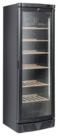 Cave à vin 1 porte 350 L 78 bouteilles 6 clayettes +7/+18°C - Coolhead - TWN 400