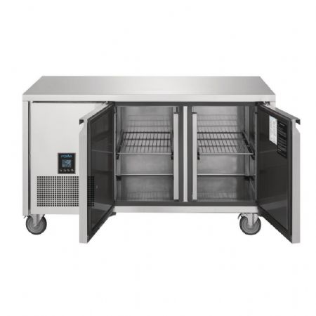 Table desserte réfrigérée positive 267 L 2 portes - Polar - UA005