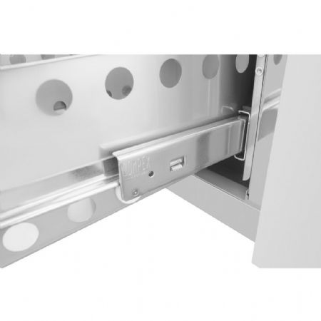 Table desserte réfrigérée positive 1 porte 4 tiroirs GN 358 L - Polar - UA020