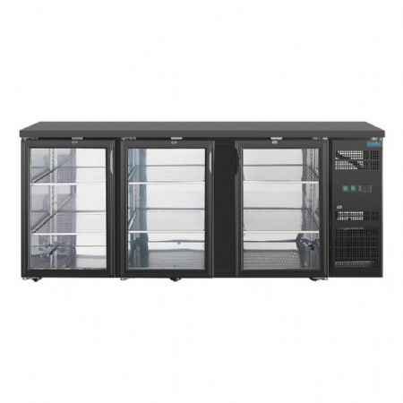 Arrière Bar 3 portes vitrées 355 L positif - Polar - UA022
