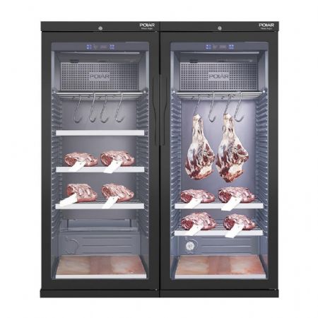 Armoire de Maturation de la Viande 400 L avec contrôle numérique et porte vitrée réversible - Polar - UA038