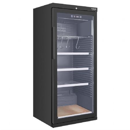 Cave de maturation de viande noir 1 porte battante 400L de capacité - 1 à 4°C Cave de maturation de viande noir 1 porte battante 400L de capacité - 1 à 4°C