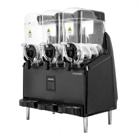 Distributeur de Boissons 3 cuves 36 L pour granités et cocktails glacés - Polar - UA046 Distributeur de Boissons 3 cuves 36 L pour granités et cocktails glacés - Polar - UA046