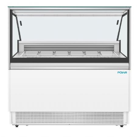 Vitrine  glace avec 6 bacs Napoli GN 1/3 - 149 litres
