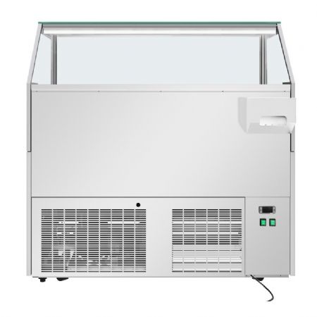 Vitrine  glace avec 6 bacs Napoli GN 1/3 - 149 litres