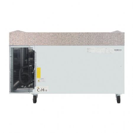 Meuble à Pizzas positif 2 portes dessus granit 428 L - Polar - UA081