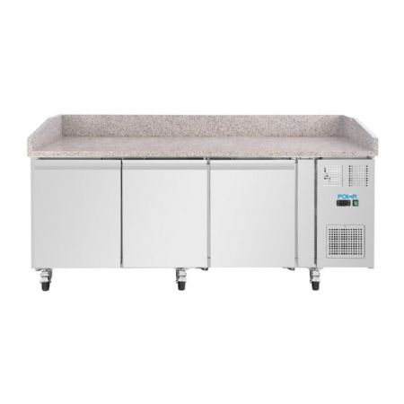 Meuble à Pizzas positif 3 portes dessus granit 634 L - Polar - UA082