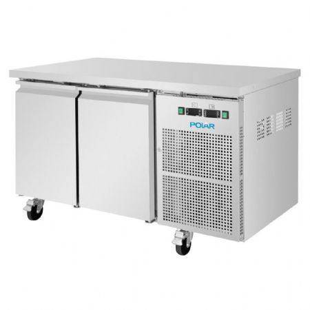Table desserte réfrigérée double température 124 L 2 portes - Polar - UA086