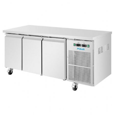 Table desserte réfrigérée double température 314 L 3 portes - Polar - UA087