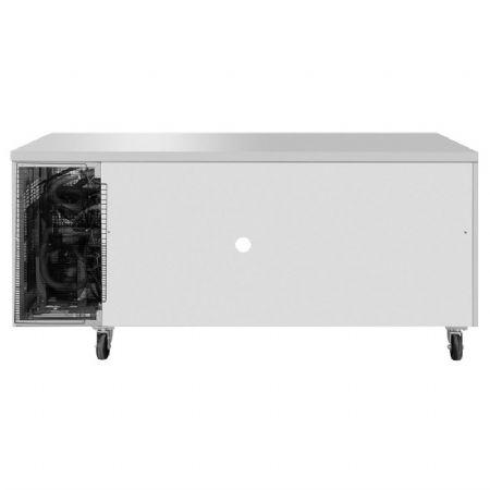 Table r�frig�r�e en inox avec trois portes battantes de -2 � 8�C - 314 litres