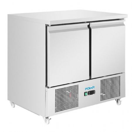 Table desserte réfrigérée positive 257 L 2 portes - Polar - UA089