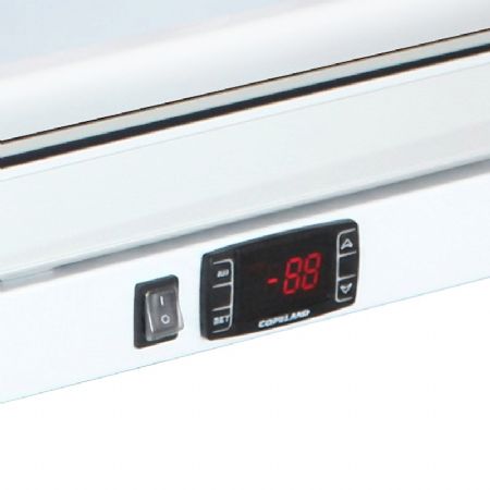 Congélateur de table 1 battant vitré plage de froid -22/-18°C volume utile 90 L