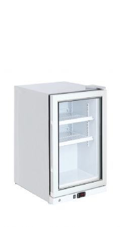 Congélateur de table 1 battant vitré plage de froid -22/-18°C volume utile 90 L