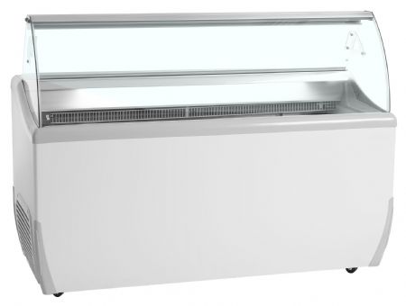Vitrine réfrigérée de glacier -20 à -14 °C blanc 357 L - Tefcold - UDRS9