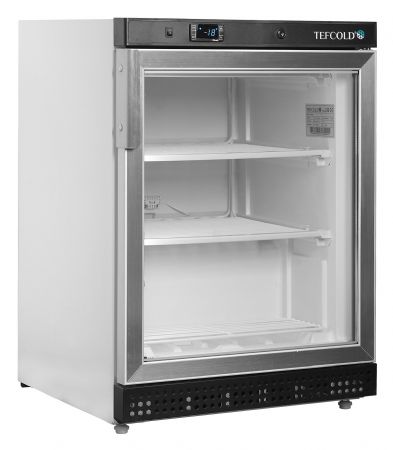 Congélateur à poser verticaux de vitrine Blanc 1 porte vitrée négatif - Tefcold - UF200G