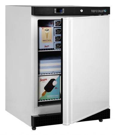 Congélateur à poser de stockage blanc 1 porte pleine -24 à -10 °C - Tefcold - UF200V