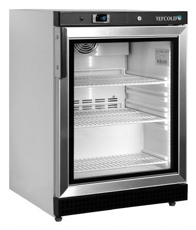 Congélateur à poser verticaux de vitrine Blanc 1 porte vitrée négatif - Tefcold - UF200VG