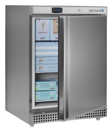 Congélateur à poser de stockage blanc 1 porte pleine -24 à -10 °C - Tefcold - UF200VS