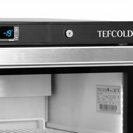 Congélateur à poser verticaux de vitrine Blanc 1 porte vitrée - Tefcold - UF200VSG