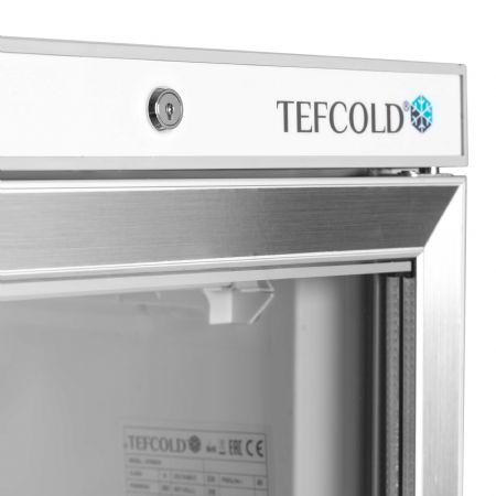 Armoire réfrigérée négative congélateur vertical 1 porte vitrée chauffée Blanche - Tefcold - UF400SG
