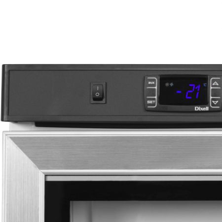 Armoire réfrigérée négative congélateur vertical de vitrine 1 porte vitrée - Tefcold - UF400VG