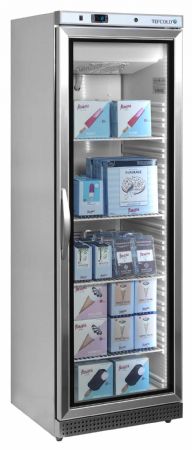 Armoire réfrigérée négative congélateur vertical de vitrine 1 porte vitrée - Tefcold - UF400VSG
