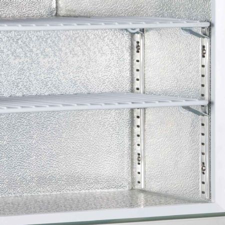 Congélateur à poser blanc 1 porte vitrée 48 L -24 à -12 °C - Tefcold - UF50GCP