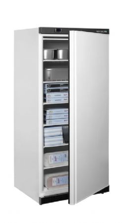 Armoire conglateur professionnelle blanche avec une porte pleine 420 litres - 770 x 722 x 1702 mm