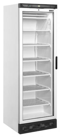 Armoire réfrigérée négative ouverture vers la gauche 1 porte vitrée Blanc - Tefcold - UFFS371G L/H