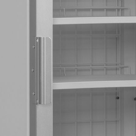 Armoire réfrigérée négative congélateur vertical de vitrine 1 porte vitrée - Tefcold - UFSC1450GCP NF Silver