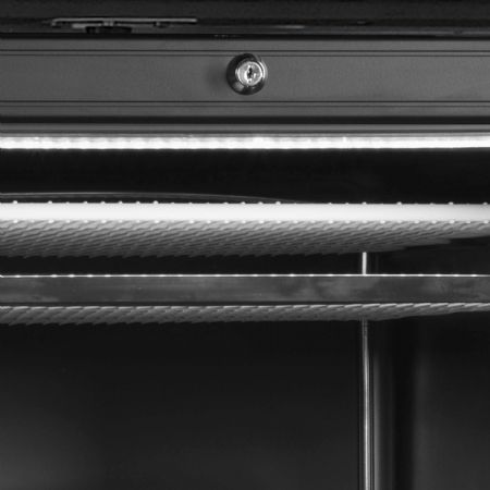Armoire réfrigérée négative ouverture vers la gauche 1 porte vitrée chauffée - Tefcold - UFSC371G Black L/H