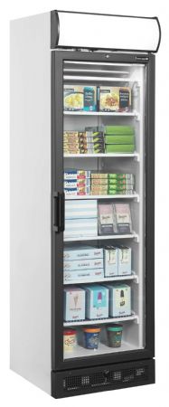 Armoire réfrigérée négative congélateur vertical de vitrine 1 porte vitrée - Tefcold - UFSC371GCP