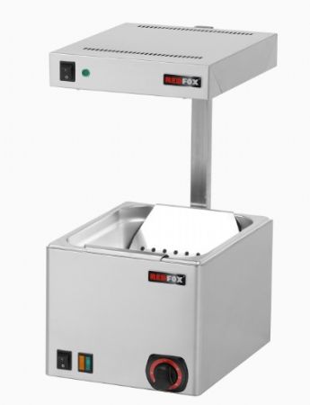 Chauffe frites à poser 270x330x522 mm 0.85 kW UH 12/IL 1 - REDFOX