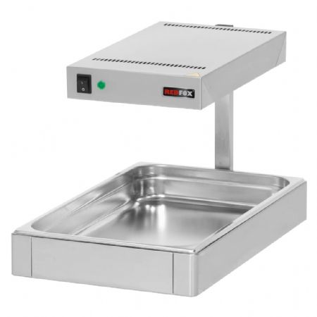 Chauffe-frites infrarouge à rayonnement supérieur à poser - 0,5 kW