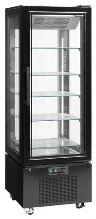 Armoire réfrigérée négative vitrée 650x650x1950 mm noire 5 tablettes en verre - Tefcold - UPD400-F Armoire réfrigérée négative vitrée 650x650x1950 mm noire 5 tablettes en verre - Tefcold - UPD400-F