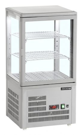Armoire réfrigérée vitrine pour comptoir Grise positive - Tefcold - UPD60-GREY