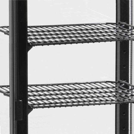 Armoire réfrigérée vitrine pour comptoir positive Noire - Tefcold - UPD80-BLACK