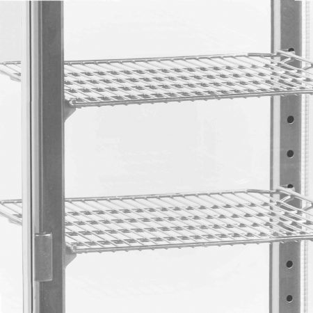 Armoire réfrigérée vitrine pour comptoir Grise positive - Tefcold - UPD80-GREY