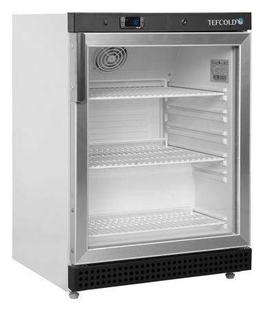 Réfrigérateur vitré blanche positive 1 porte vitrée - Tefcold - UR200G