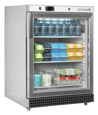 Réfrigérateur vitré Blanche 1 porte vitrée positive - Tefcold - UR200SG