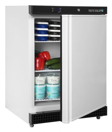 Refroidisseur de stockage 1 porte pleine blanche positive - Tefcold - UR200W1