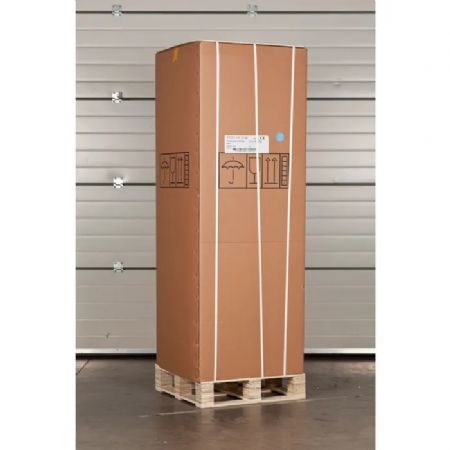Armoire rfrigre positive blanche avec une porte vitre 350 L - 600 x 585 x 1855 mm