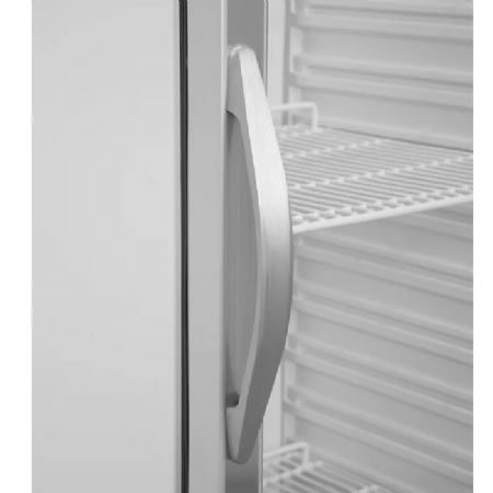 Armoire rfrigre positive blanche avec une porte vitre 350 L - 600 x 585 x 1855 mm