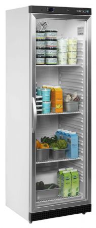 Réfrigérateur vitré 1 porte vitrée Blanche positive - Tefcold - UR400G