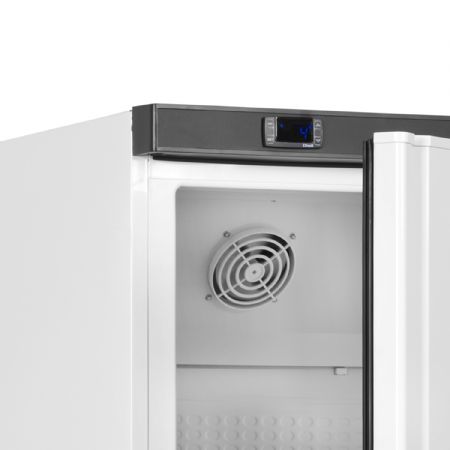 Réfrigérateur vitré 1 porte vitrée Blanche positive - Tefcold - UR400G